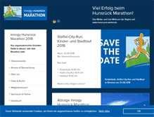 Tablet Screenshot of hunsrueck-marathon.de